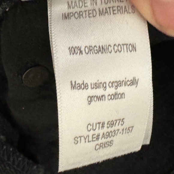 AGOLDE Criss Cross Straight High Rise Jeans in shambles black - Picture 8 of 13